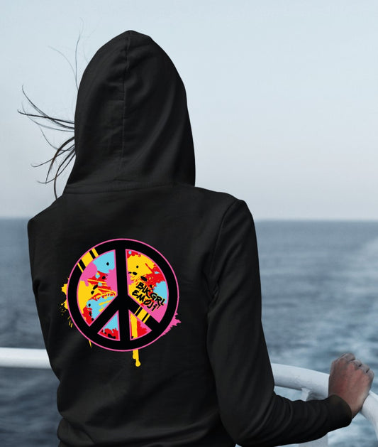 Peace Zip-Up Hoodie